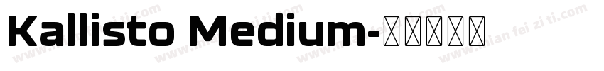 Kallisto Medium字体转换